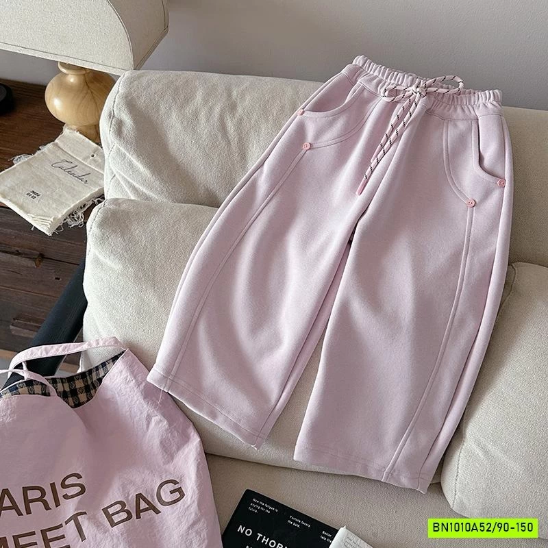 QUẦN NỈ SUÔNG GÂN TRƯỚC