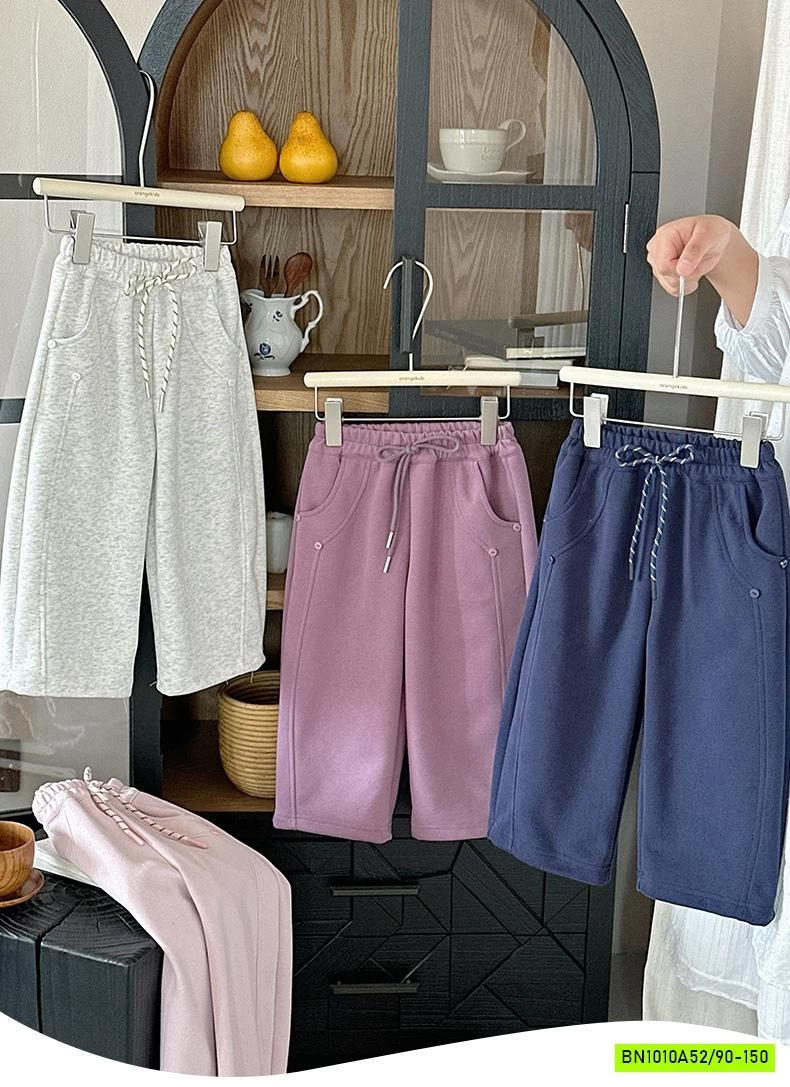 QUẦN NỈ SUÔNG GÂN TRƯỚC