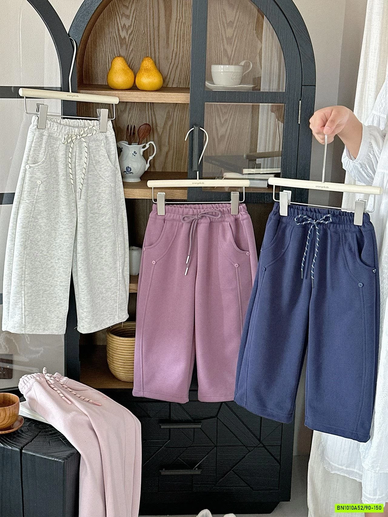 QUẦN NỈ SUÔNG GÂN TRƯỚC