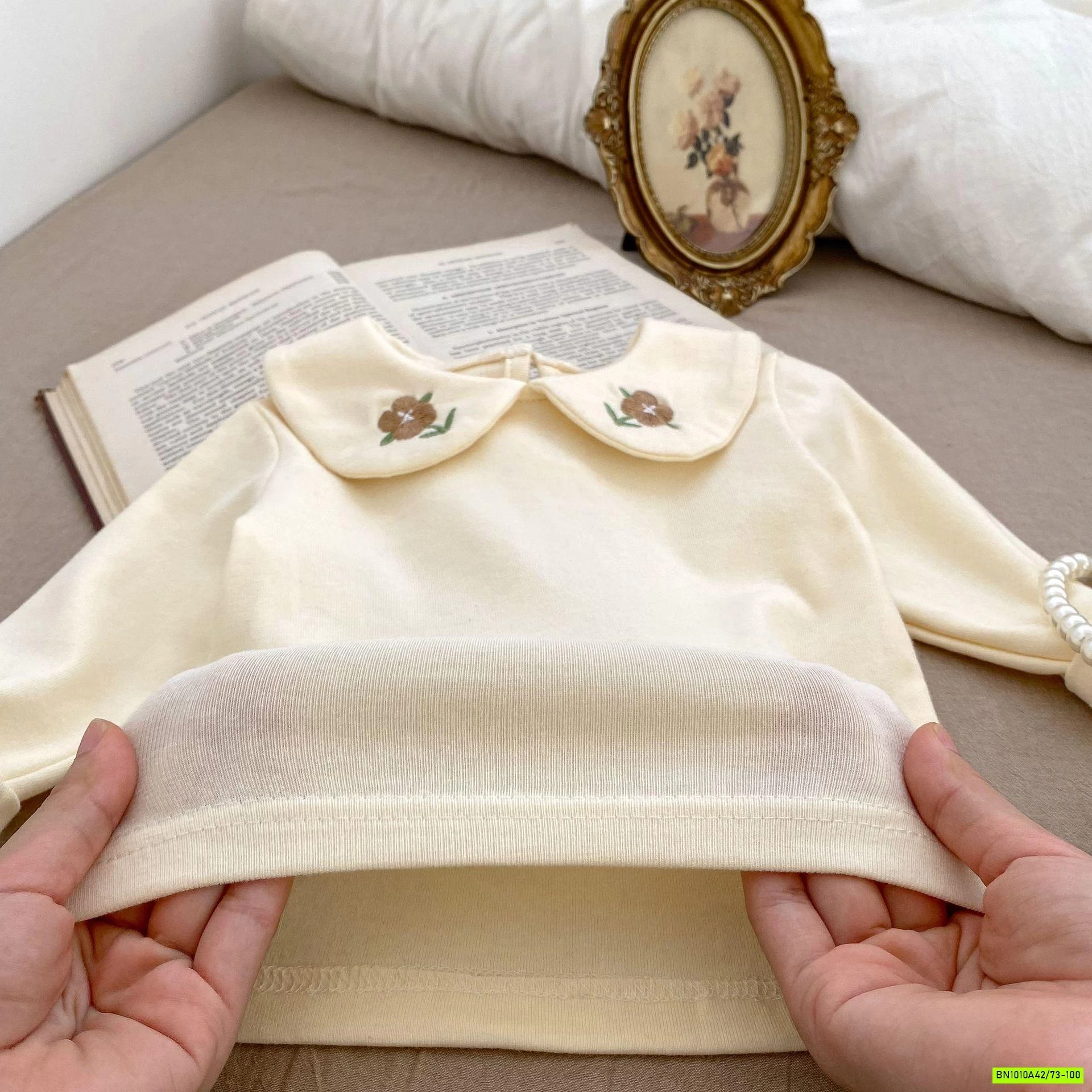 SET YẾM VINTAGE THÊU HOA