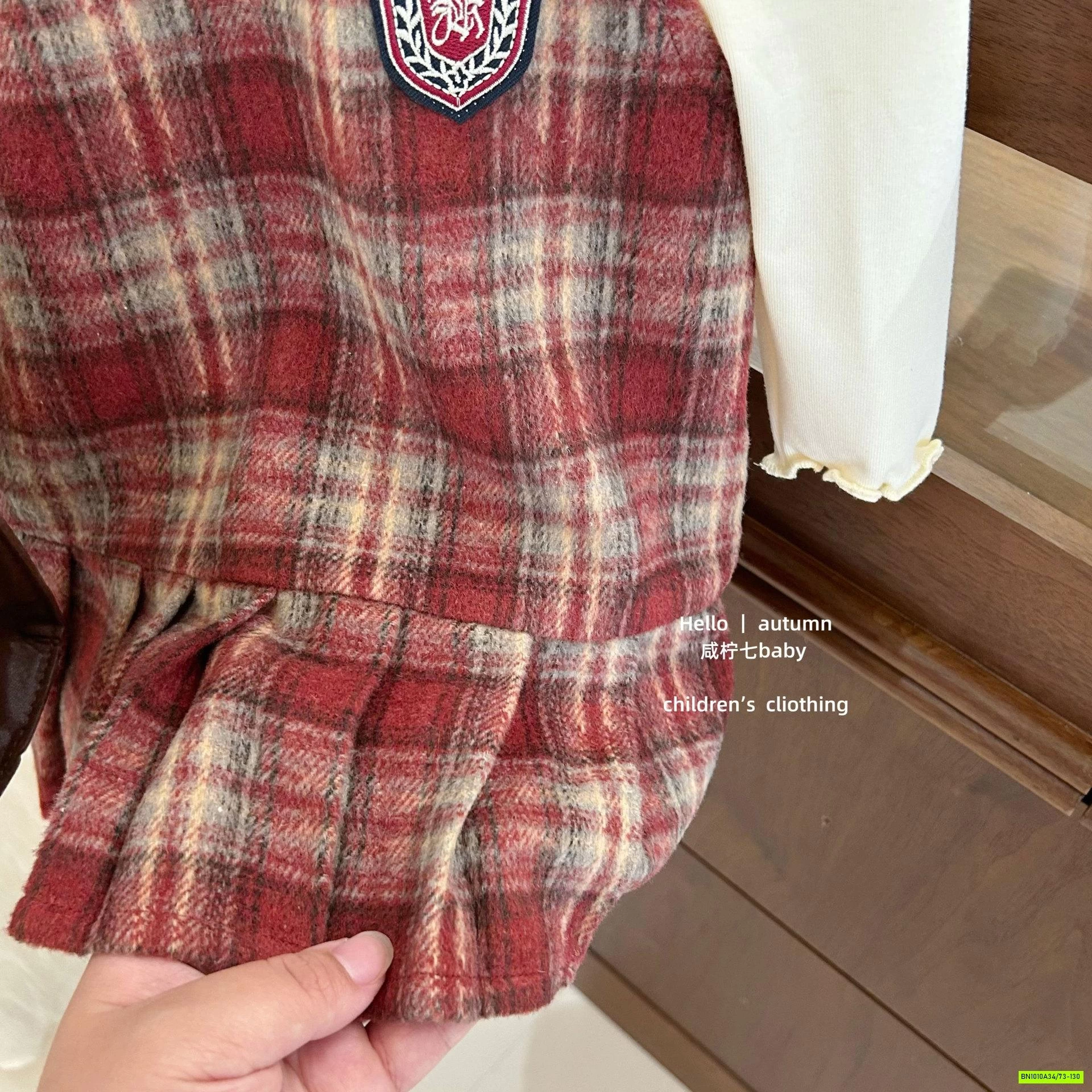 ĐẦM DẠ CARO ĐỎ NỮ SINH