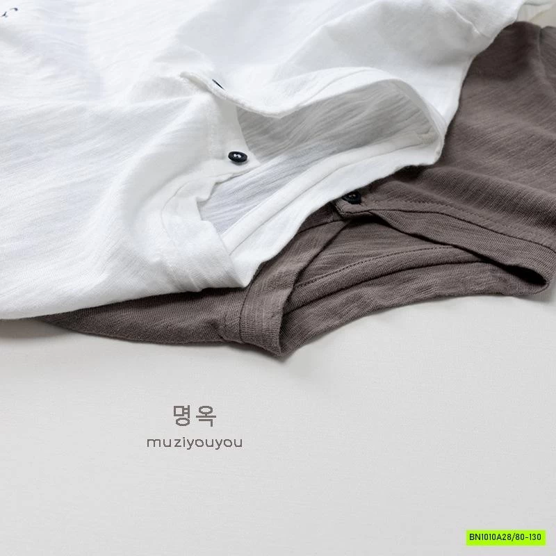 ÁO THUN XƯỚC CỔ TRỤ DÀI TAY