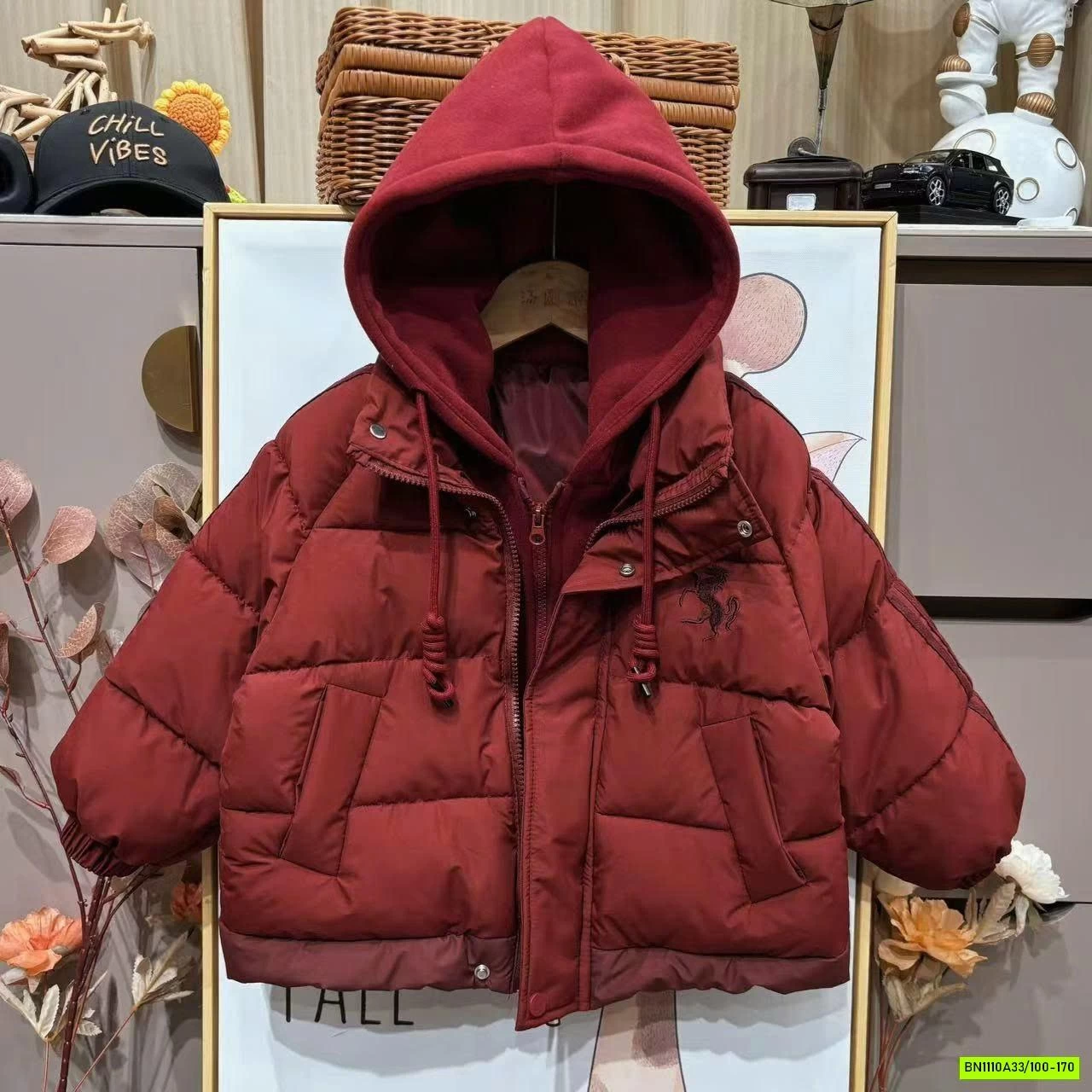 KHOÁC PHAO LIỀN MŨ NỈ