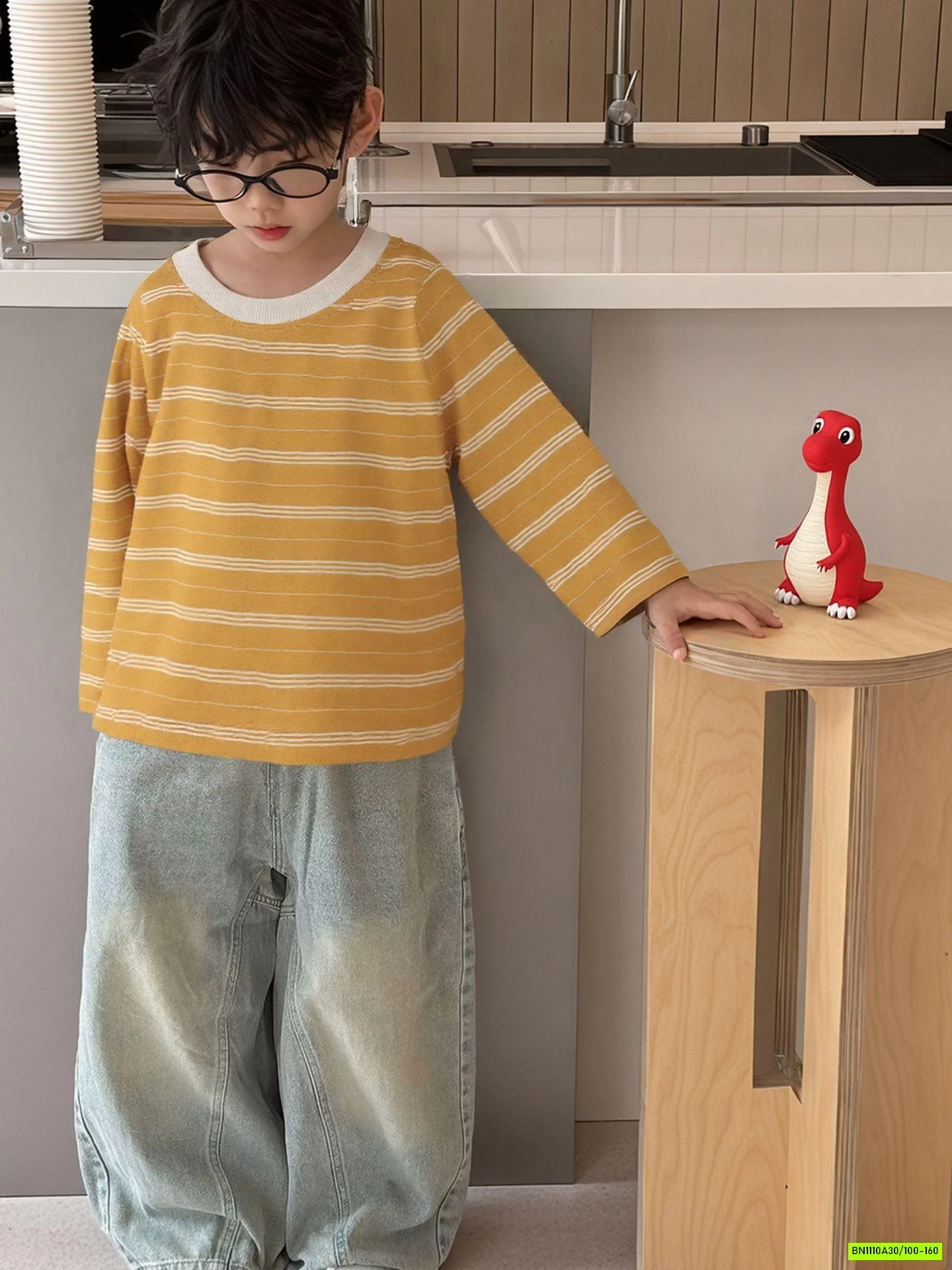 JEANS SUÔNG BẠC GỐI BASIC