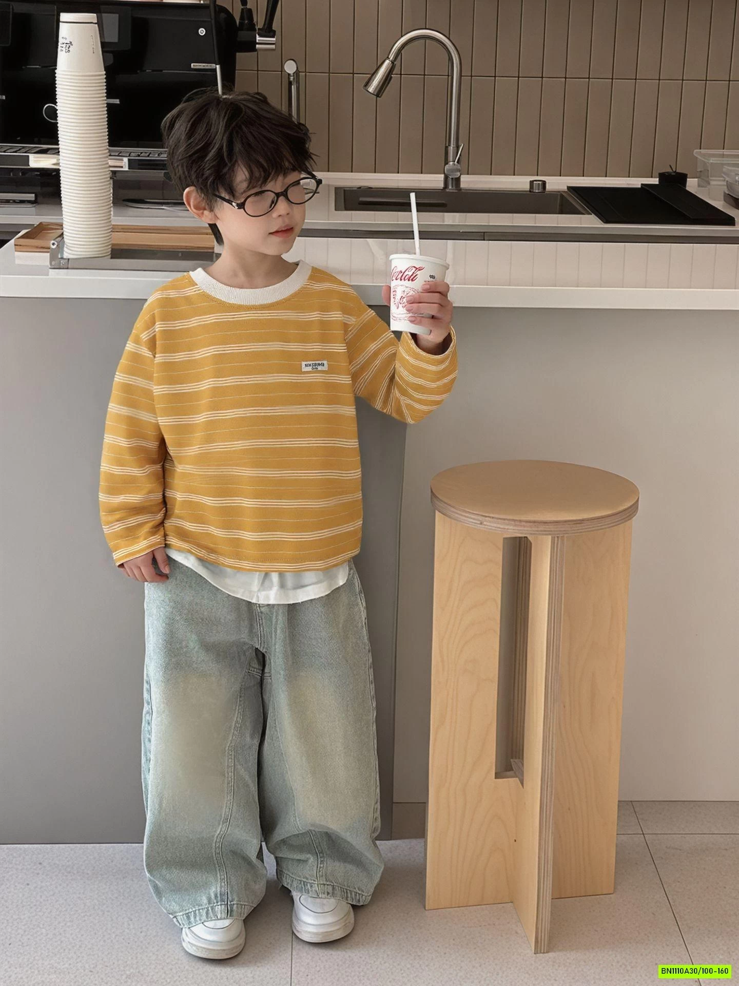 JEANS SUÔNG BẠC GỐI BASIC