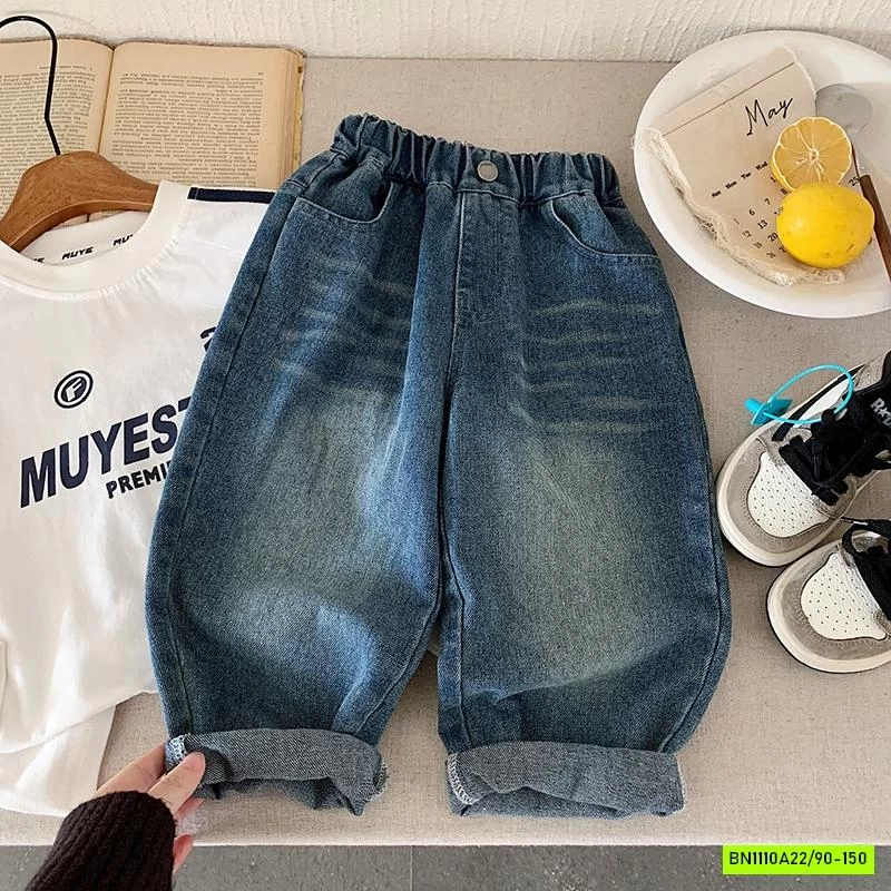 JEANS BAGGY IN HÌNH TÚI SAU