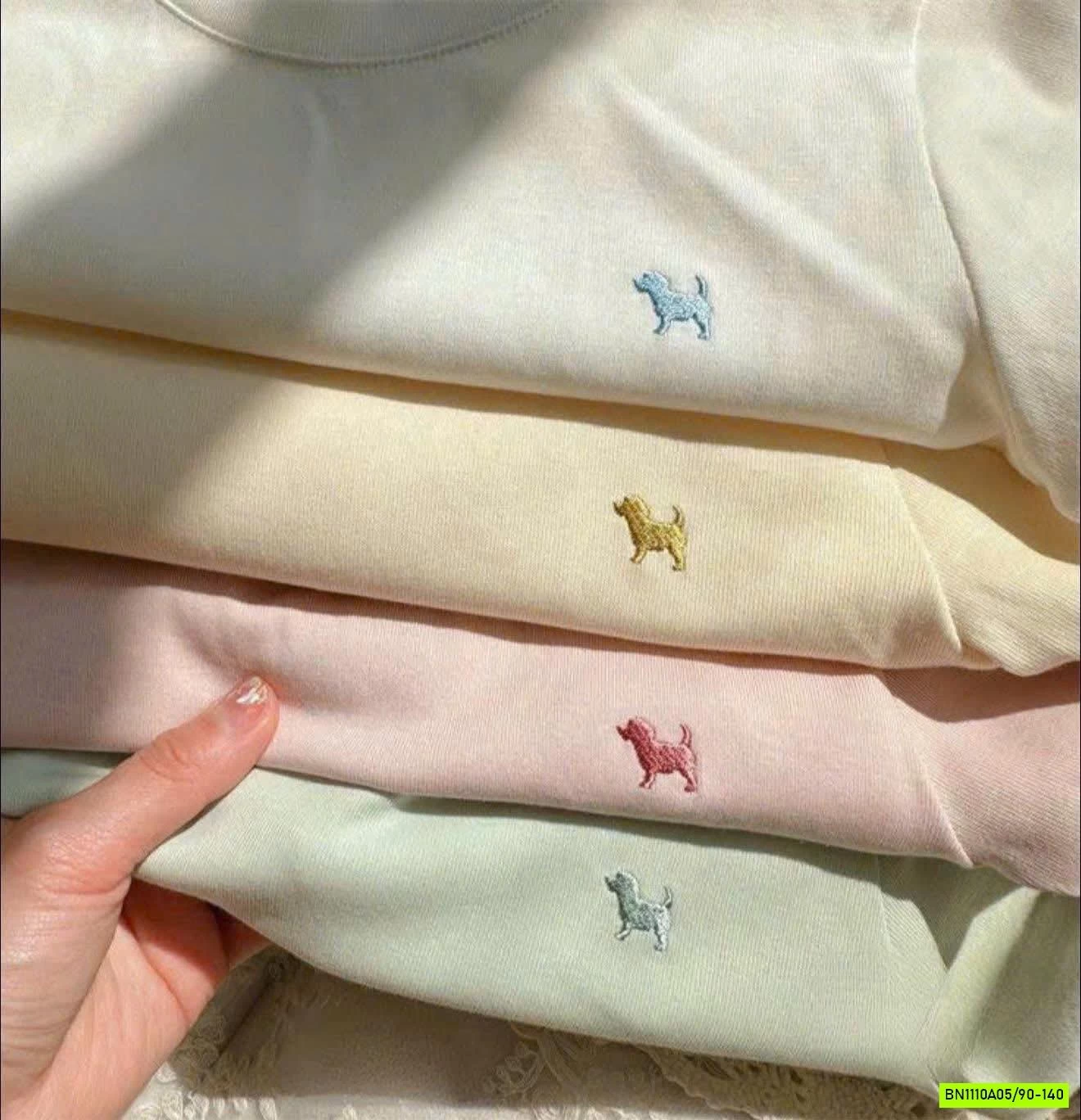 ÁO THUN BÚN THÊU LOGO