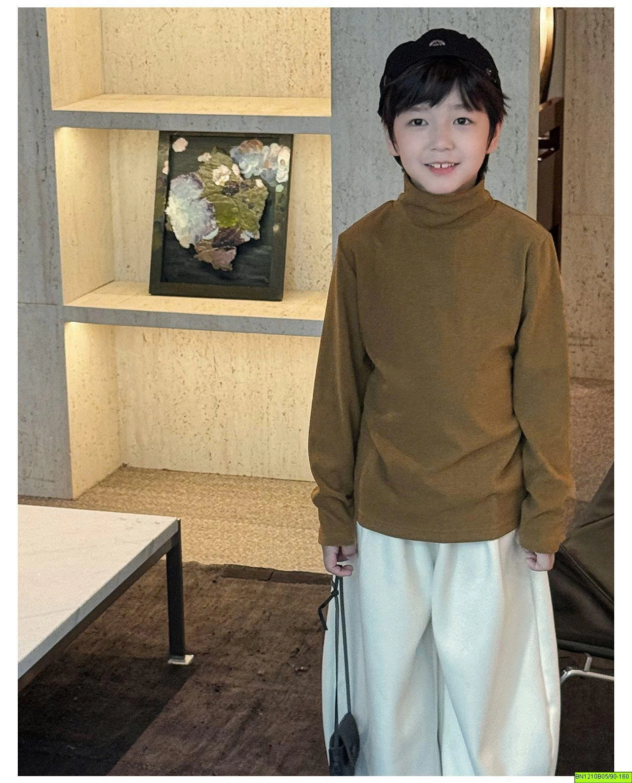 ÁO THUN GIỮ NHIỆT LÓT LÔNG CỔ CAO AOAOKIDS