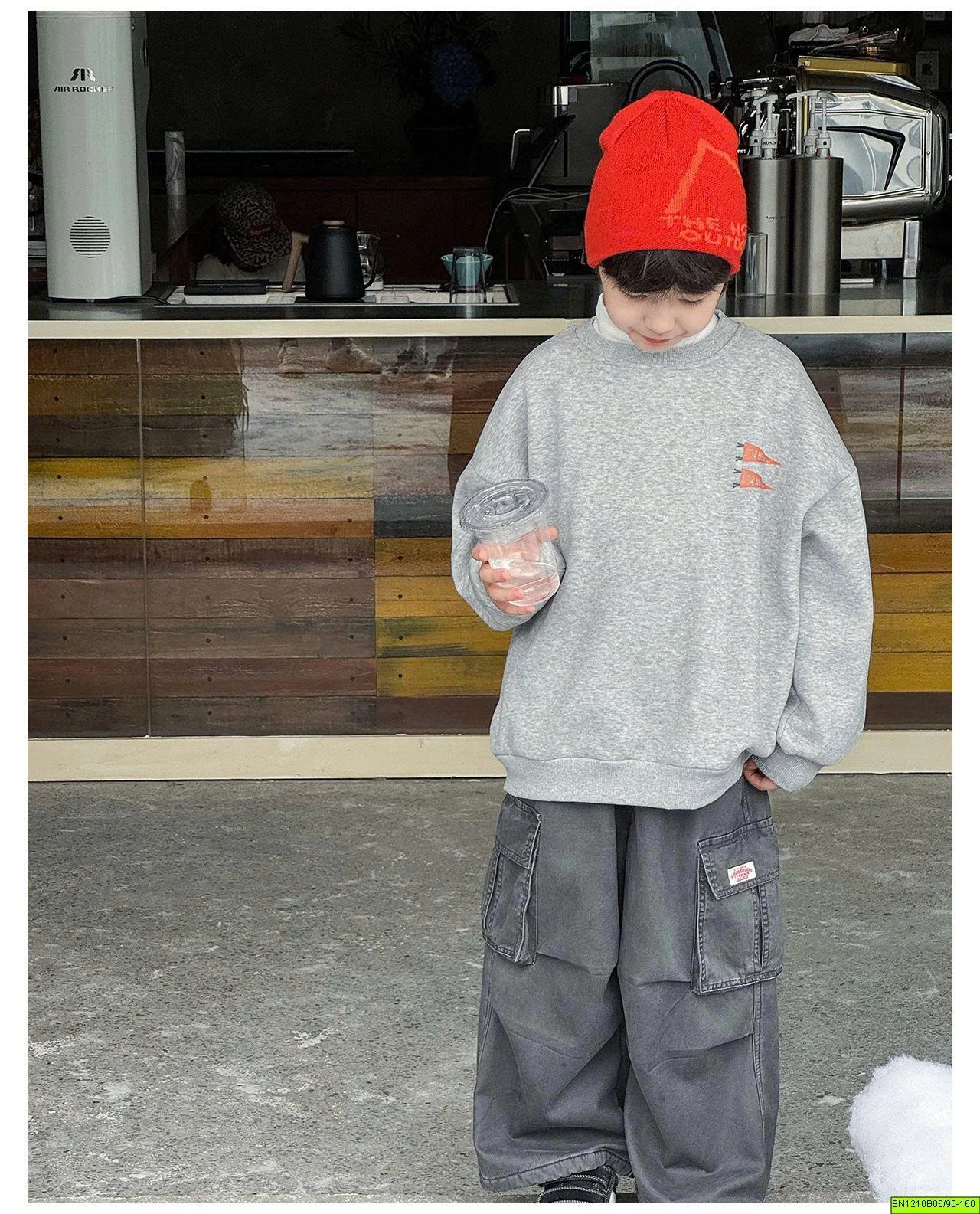 ÁO NỈ CÀ RỐT LÓT LÔNG CỪU AOAOKIDS
