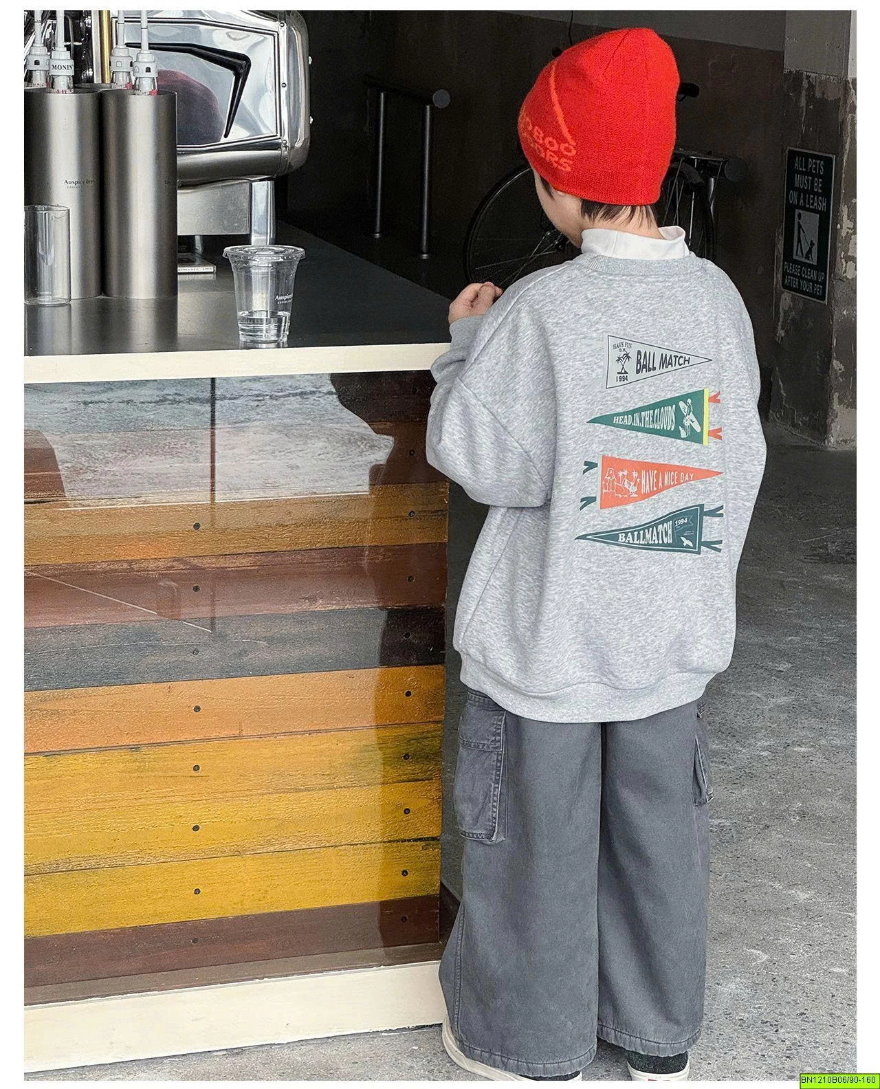 ÁO NỈ CÀ RỐT LÓT LÔNG CỪU AOAOKIDS