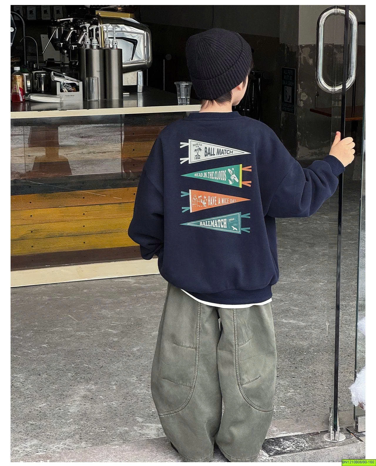 ÁO NỈ CÀ RỐT LÓT LÔNG CỪU AOAOKIDS
