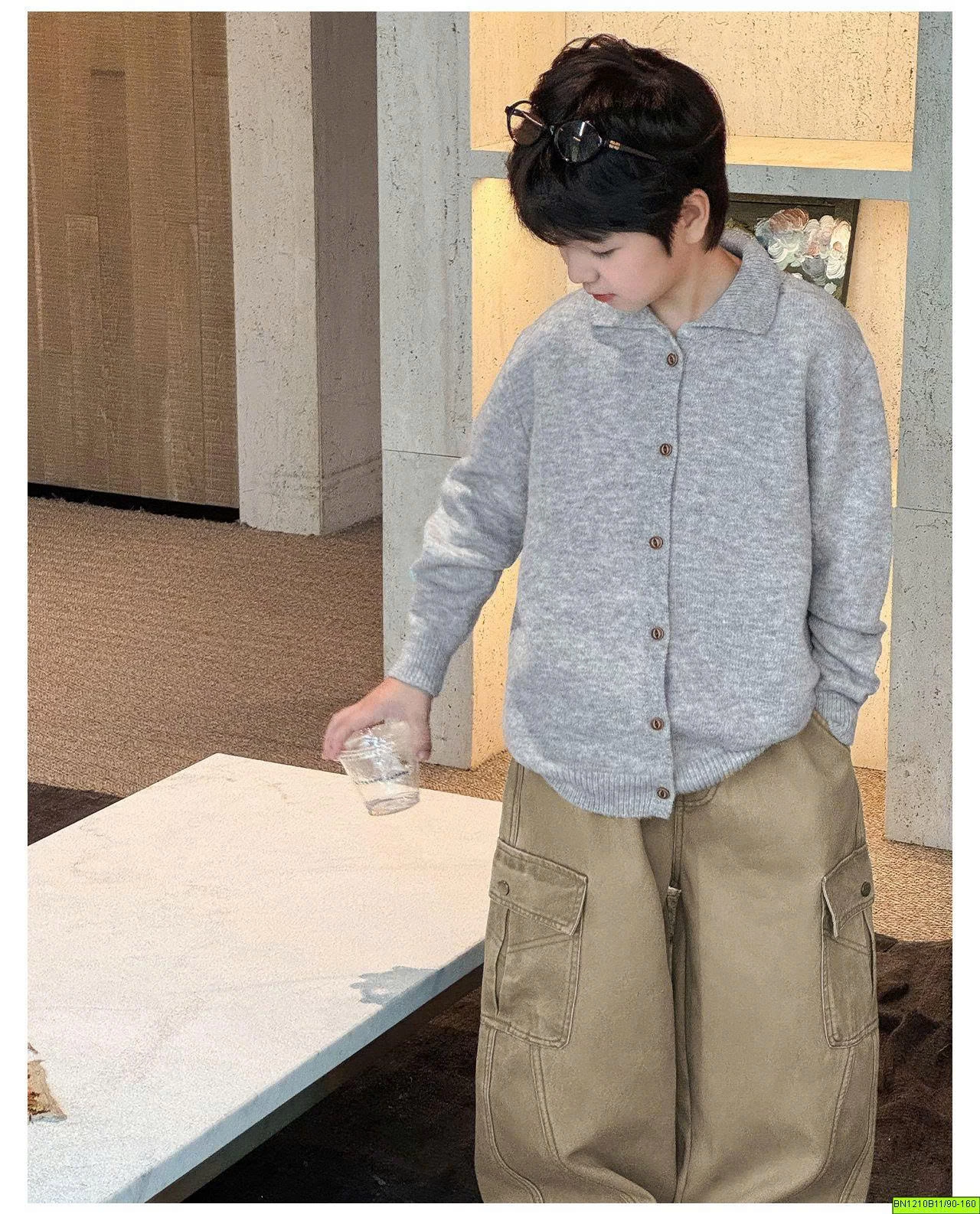ÁO KHOÁC LEN ĐÓNG CÚC AOAOKIDS