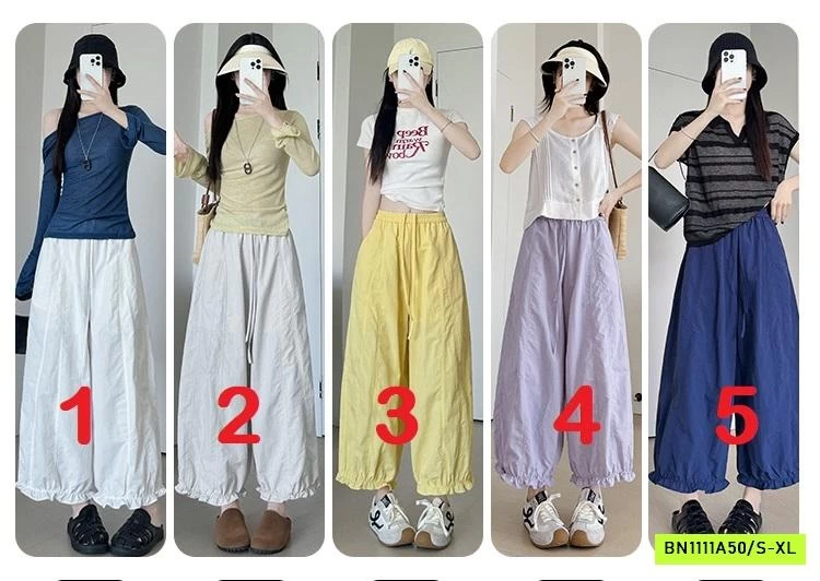 QUẦN BOM GẤU VIỀN BÈO