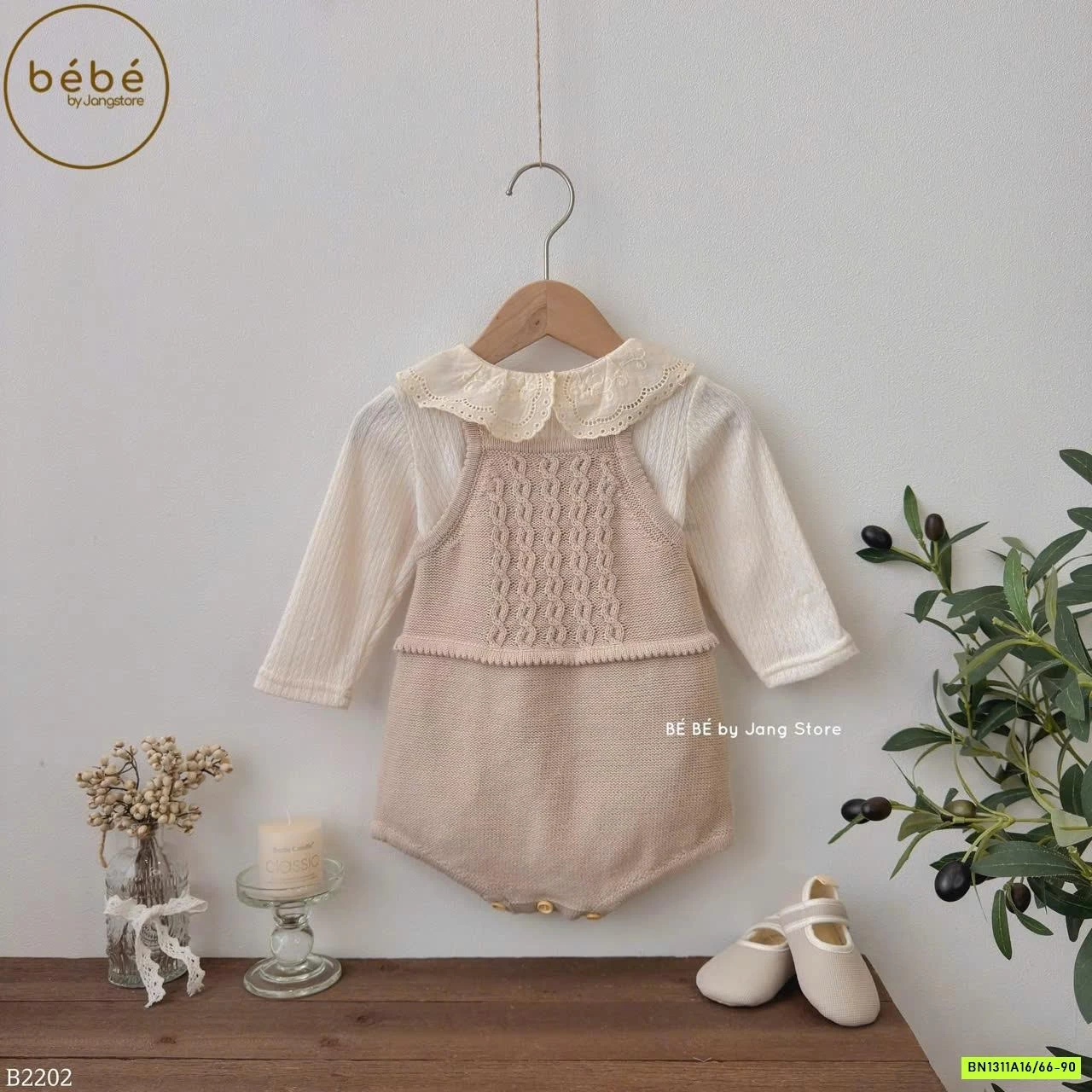 BODY 2 DÂY LEN DỆT ENGEPAPA