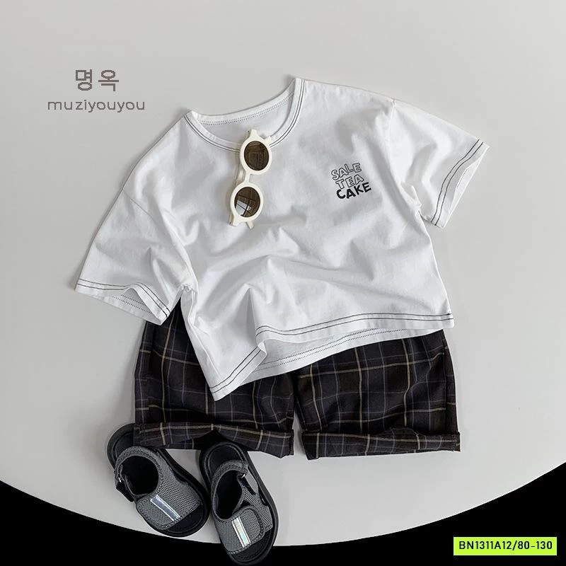 ÁO THUN CHỈ NỔI IN CHỮ MUZİYOUYOU