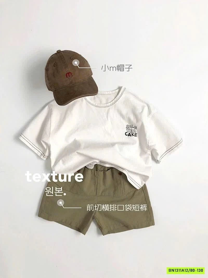 ÁO THUN CHỈ NỔI IN CHỮ MUZİYOUYOU