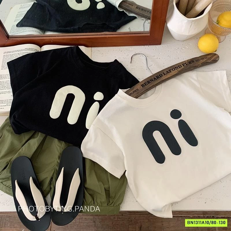 ÁO THUN IN CHỮ NỔI