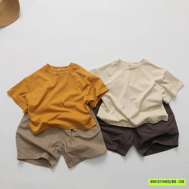 ÁO THUN TRƠN CỔ TRÒN BASIC GIKVKING