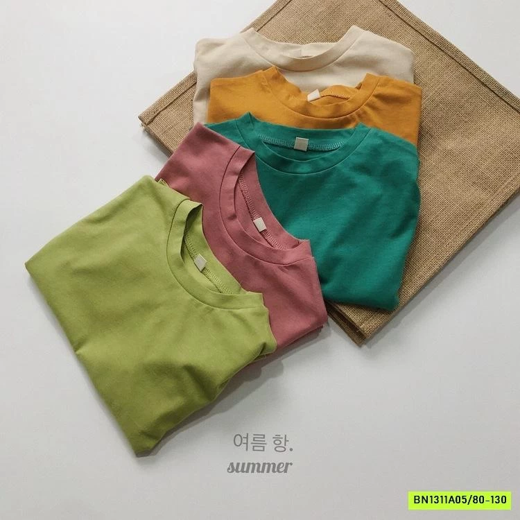 ÁO THUN TRƠN CỔ TRÒN BASIC GIKVKING