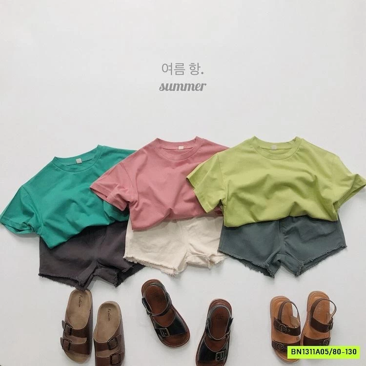 ÁO THUN TRƠN CỔ TRÒN BASIC GIKVKING