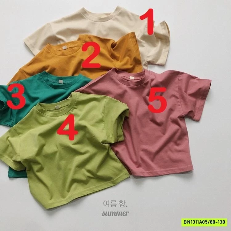 ÁO THUN TRƠN CỔ TRÒN BASIC GIKVKING