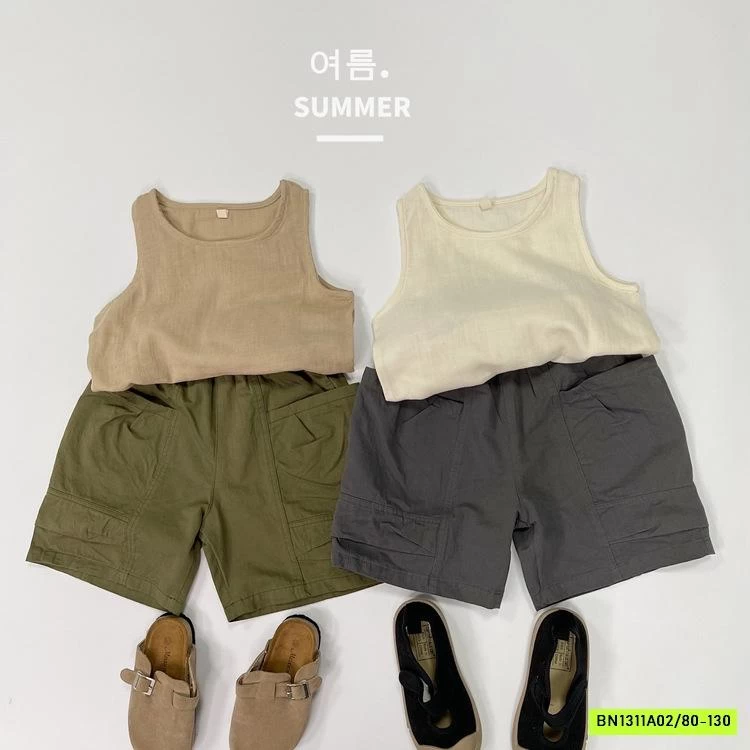 SHORT THÔ TÚI NGANG 1193 GIKVKING