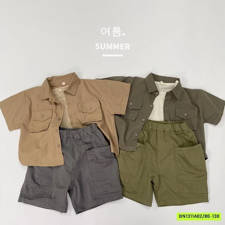 SHORT THÔ TÚI NGANG 1193 GIKVKING