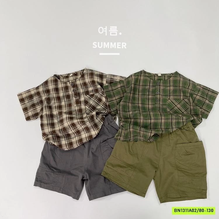 SHORT THÔ TÚI NGANG 1193 GIKVKING