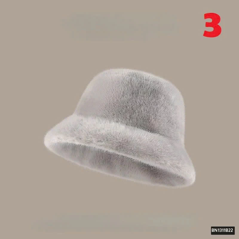 MŨ LÔNG MỀM NỮ THỜI TRANG MÙA ĐÔNG