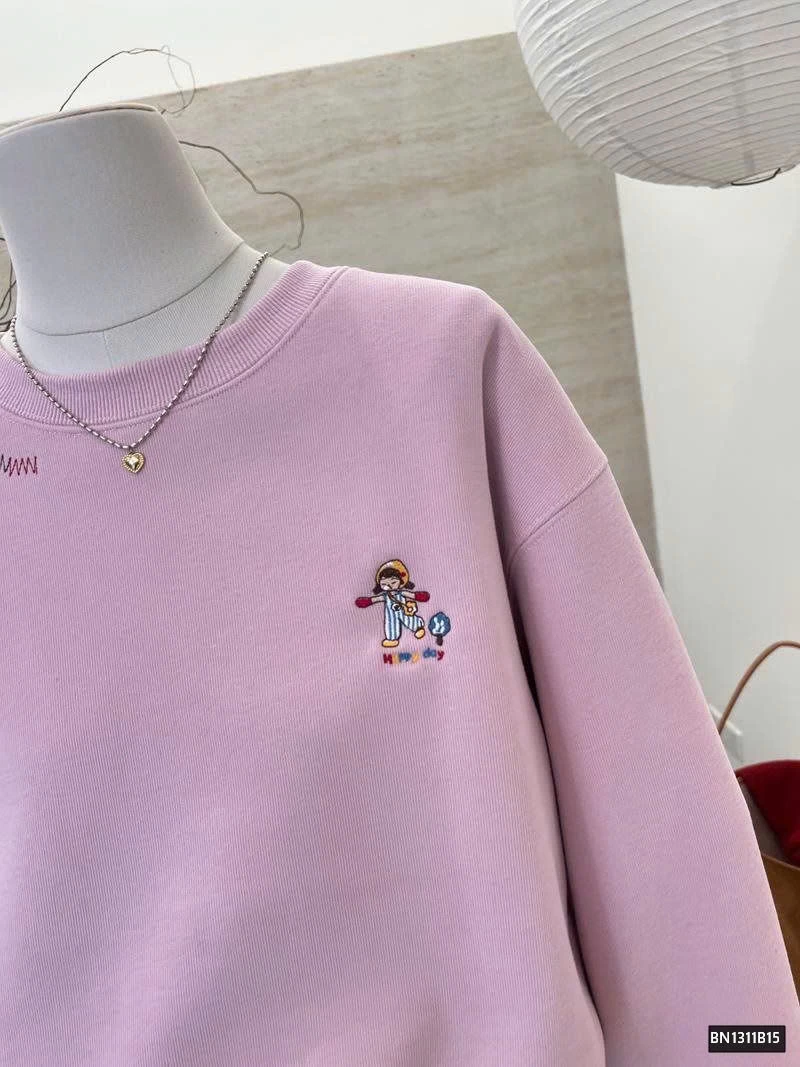 ÁO NỈ LOGO HÌNH NGƯỜI