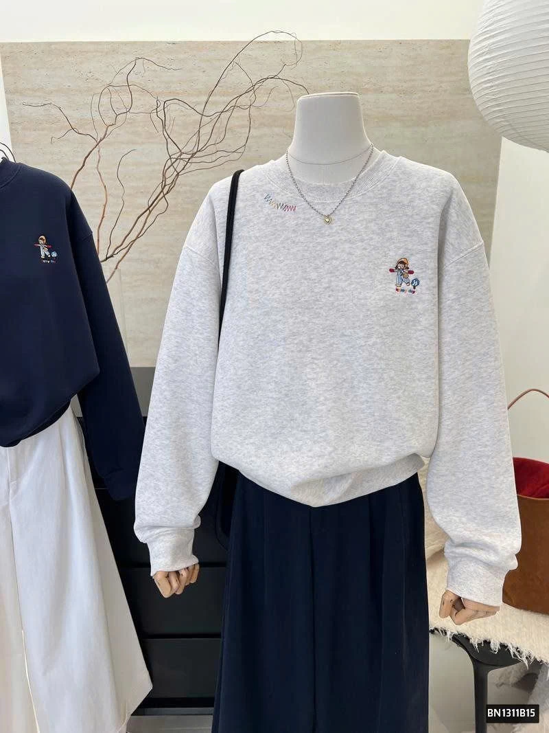 ÁO NỈ LOGO HÌNH NGƯỜI