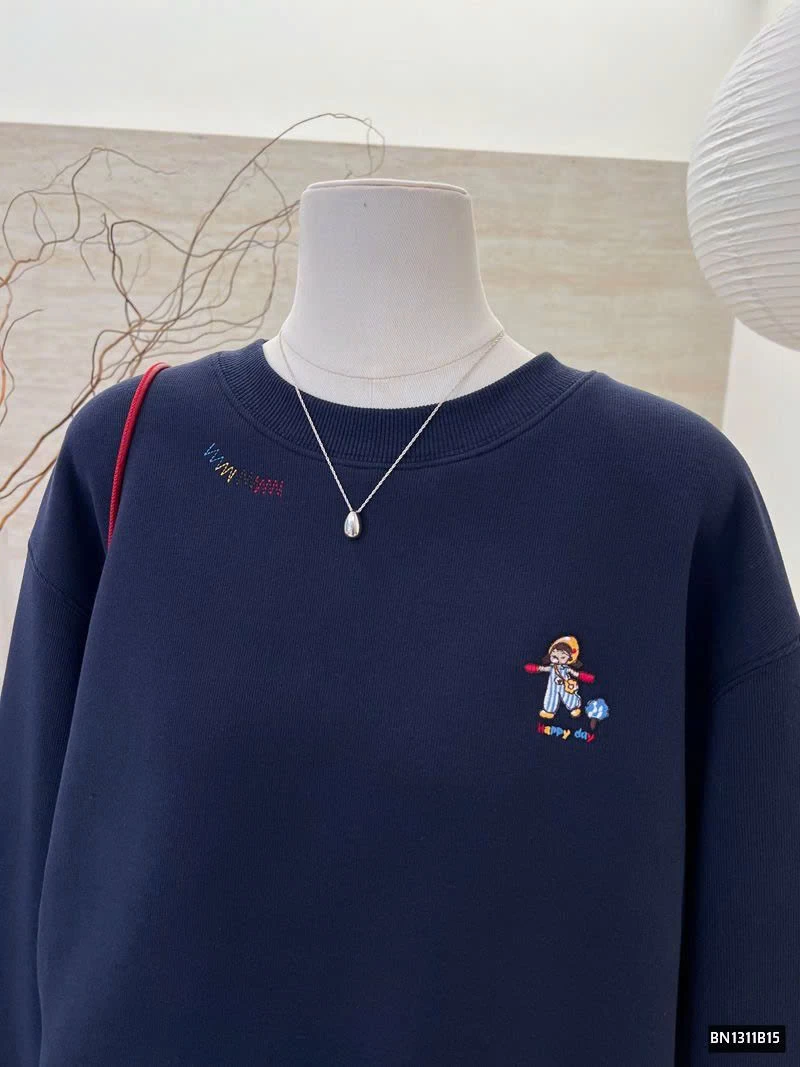 ÁO NỈ LOGO HÌNH NGƯỜI