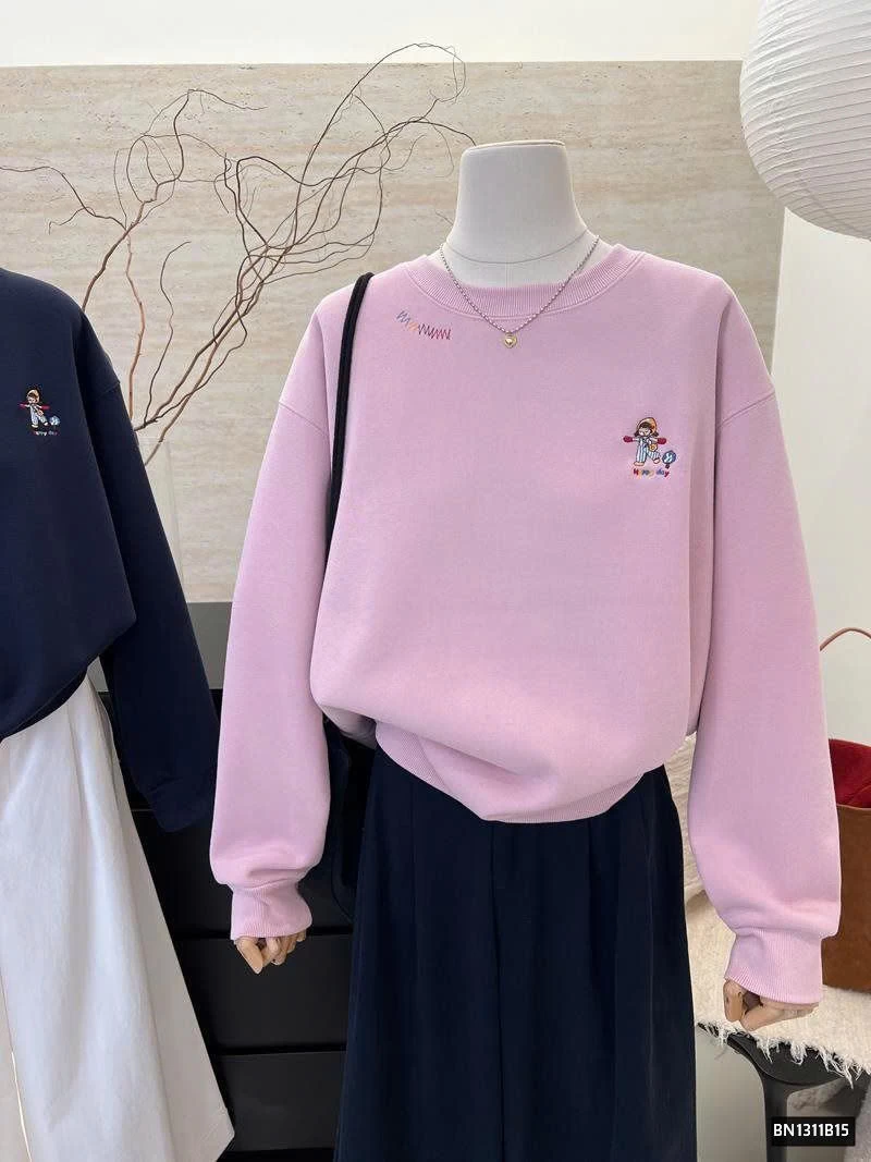 ÁO NỈ LOGO HÌNH NGƯỜI