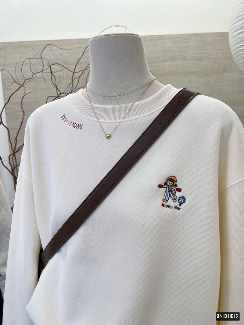 ÁO NỈ LOGO HÌNH NGƯỜI