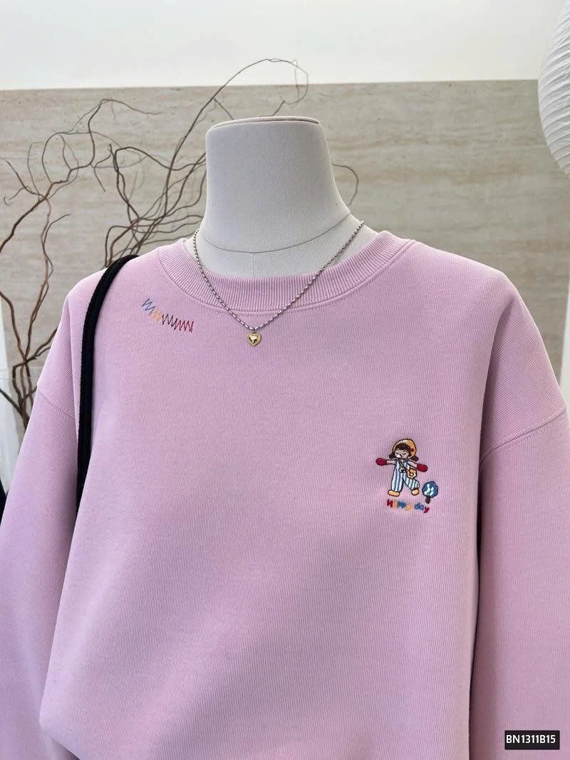 ÁO NỈ LOGO HÌNH NGƯỜI