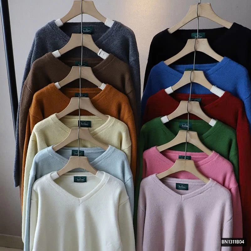 ÁO LEN TRƠN CỔ TIM CHO NỮ