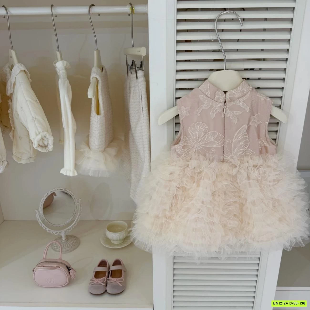 ĐẦM CỔ TRANG TUTU HỒNG NINGLI