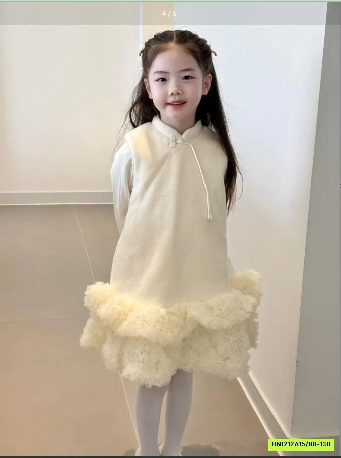 SÉT ĐẦM NHUNG VIỀN BÈO NINGLI