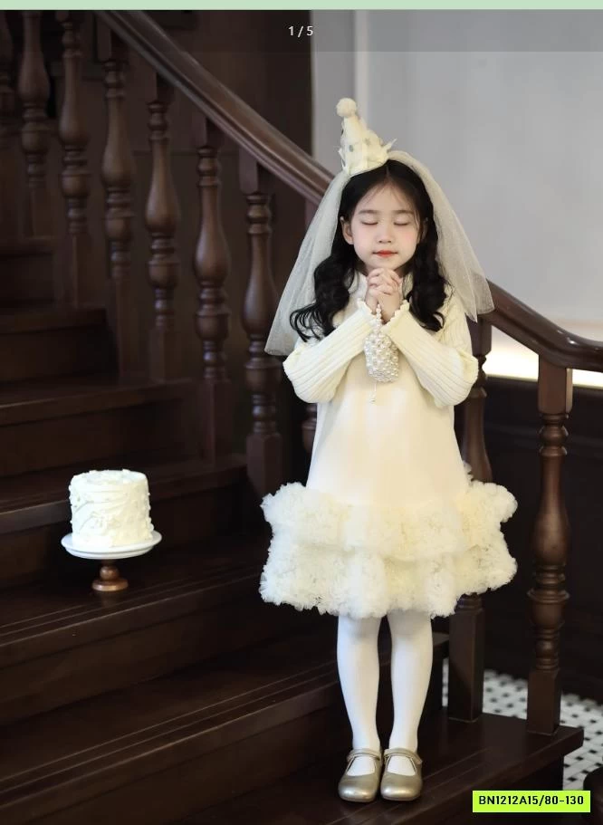 SÉT ĐẦM NHUNG VIỀN BÈO NINGLI