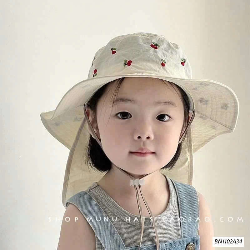 MŨ CHỐNG NẮNG KÈM VẠT CHE GÁY