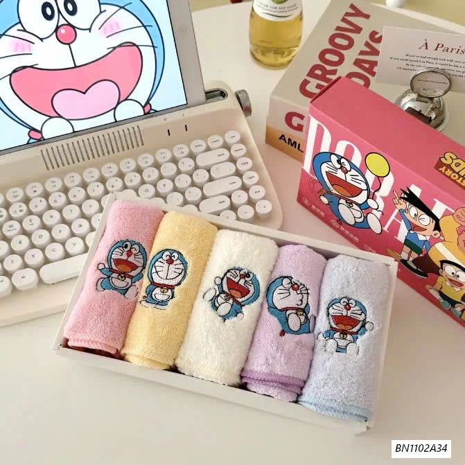 SÉT 5 KHĂN MẶT SIÊU MỀM CHO BÉ