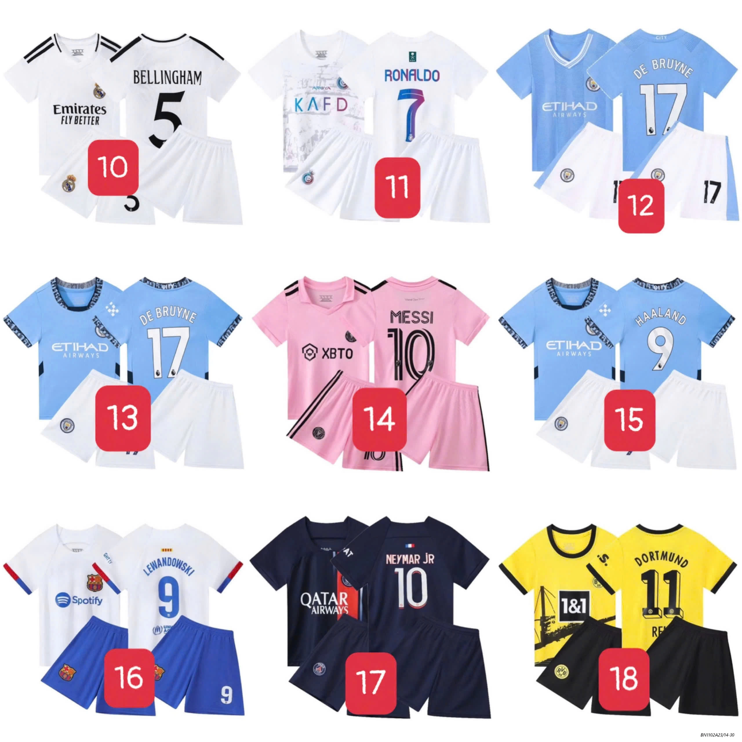 BST BỘ THỂ THAO CHO BÉ