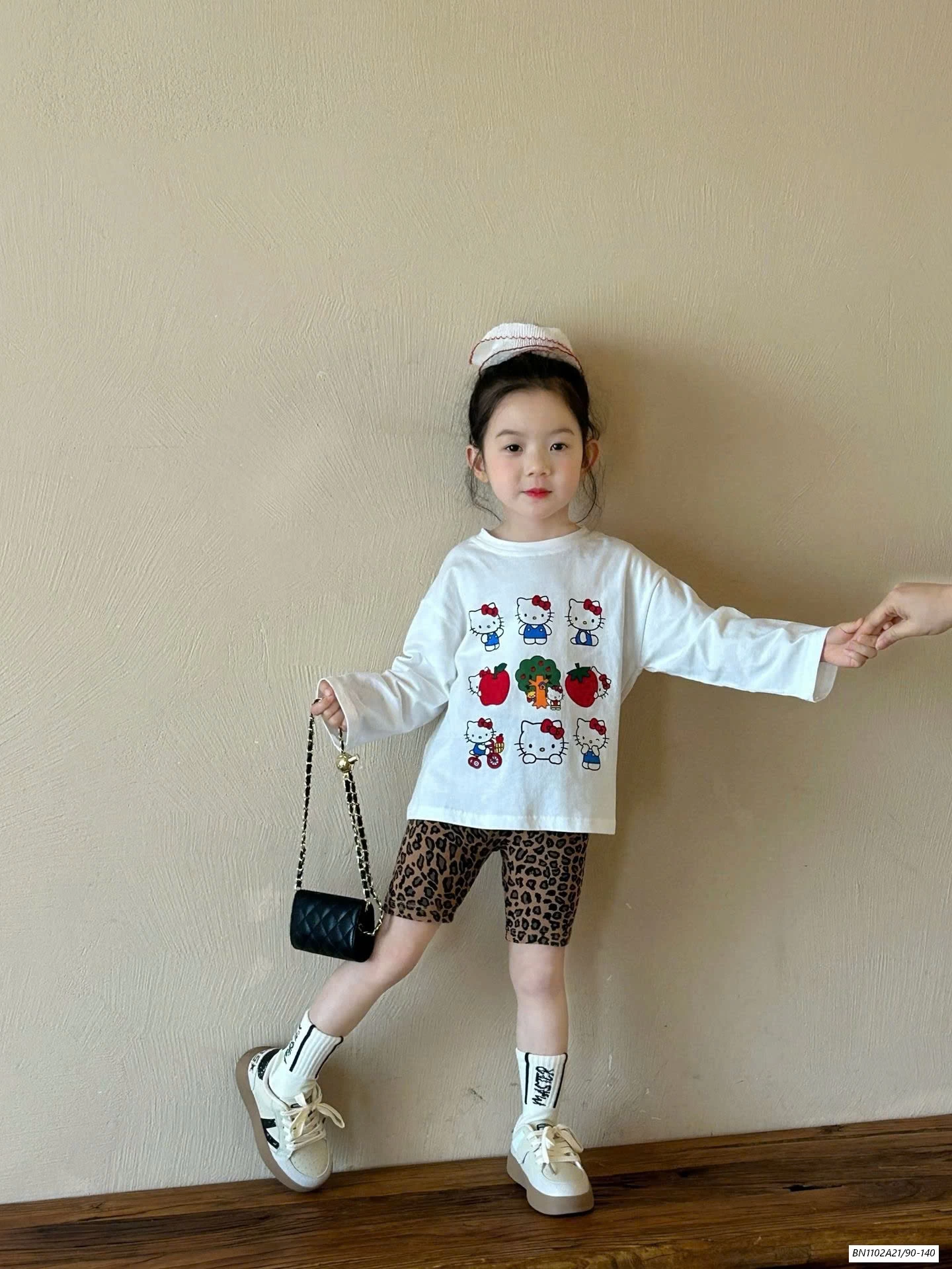 ÁO KITTY MIX LEGGING BEO