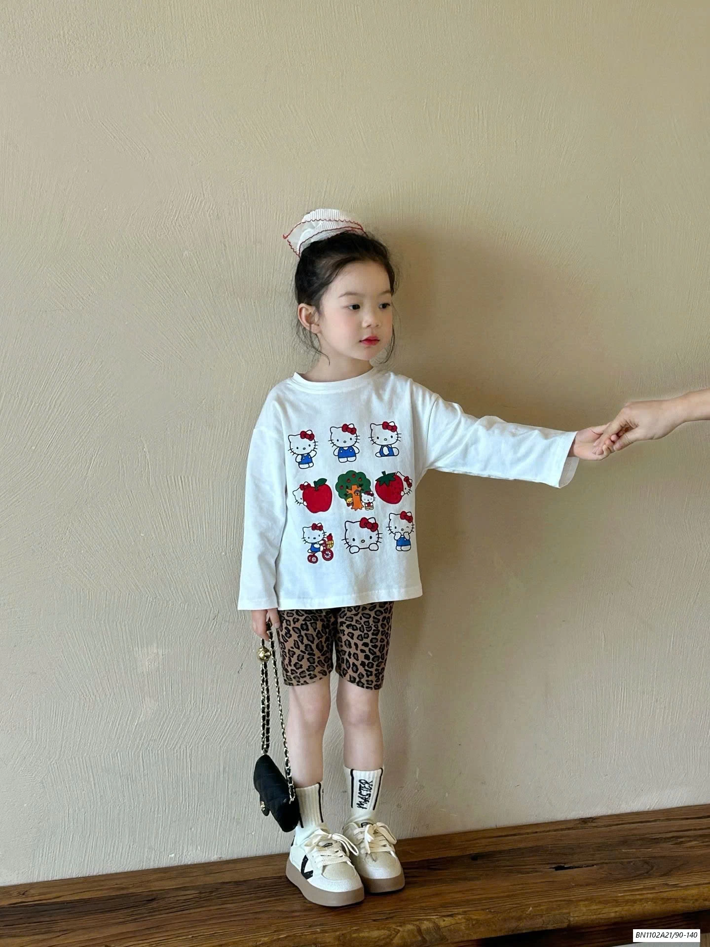 ÁO KITTY MIX LEGGING BEO