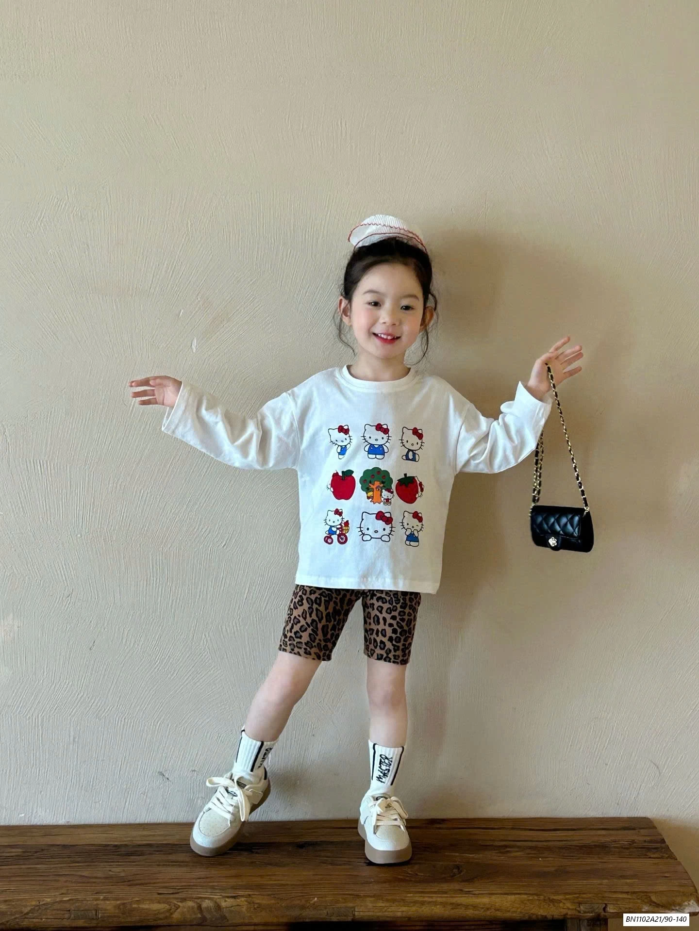 ÁO KITTY MIX LEGGING BEO