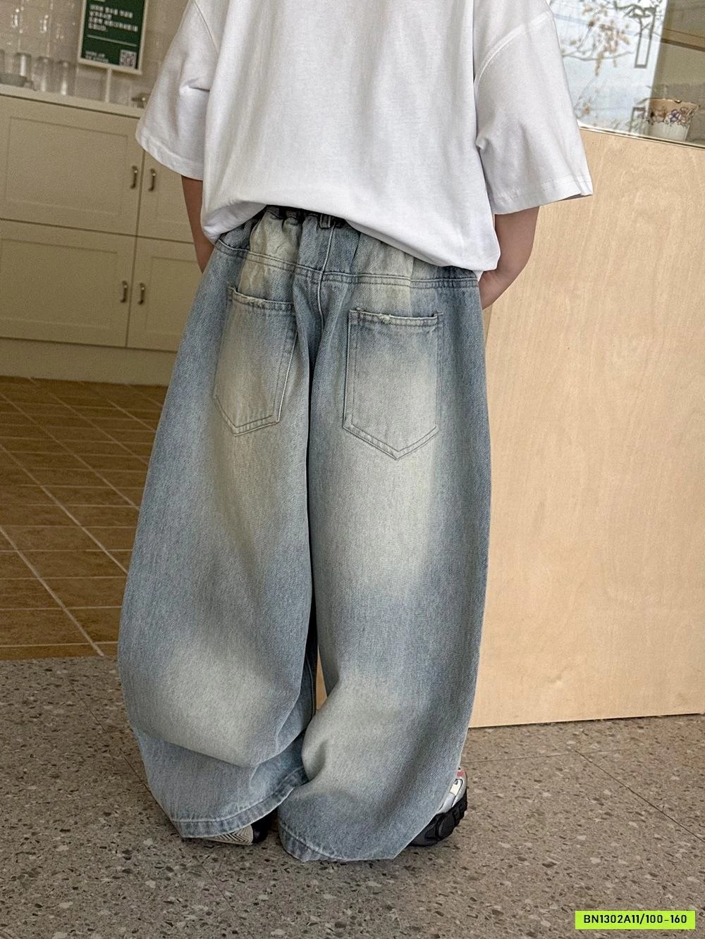 JEANS SUÔNG THÊU CÁ TÍNH AFTE