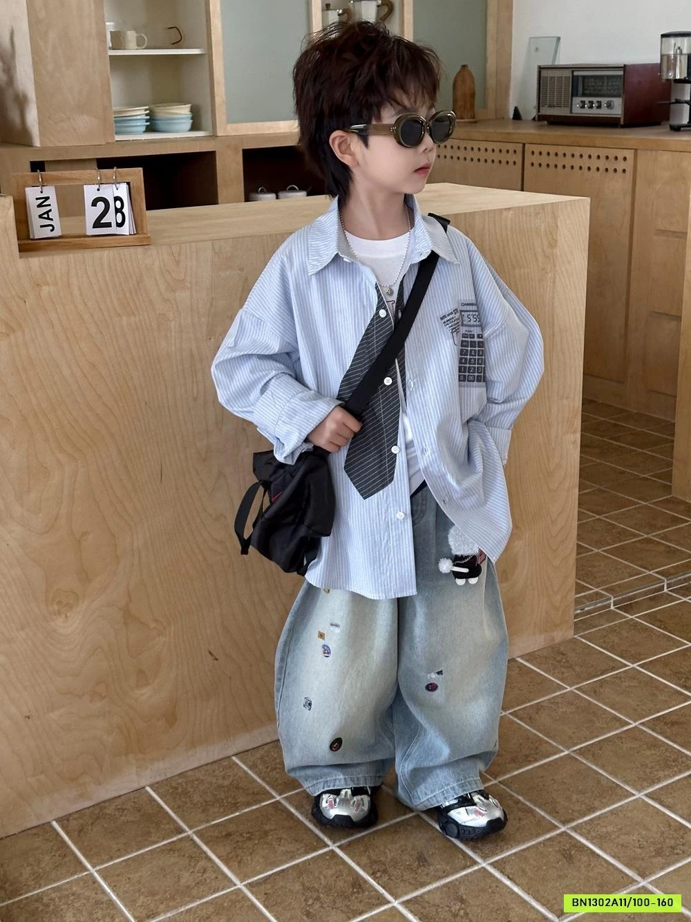 JEANS SUÔNG THÊU CÁ TÍNH AFTE