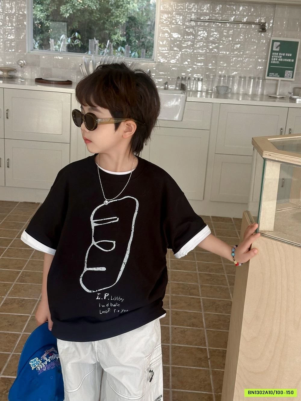 ÁO ĐEN MIX QUẦN SUÔNG TÚI HỘP AFTE