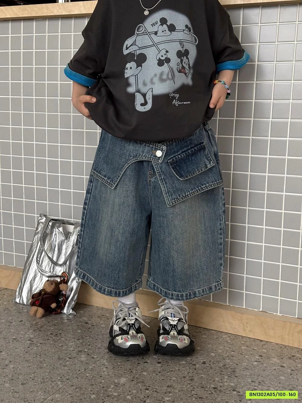 JEANS LỠ GIẢ CẠP CHOÀNG AFTE