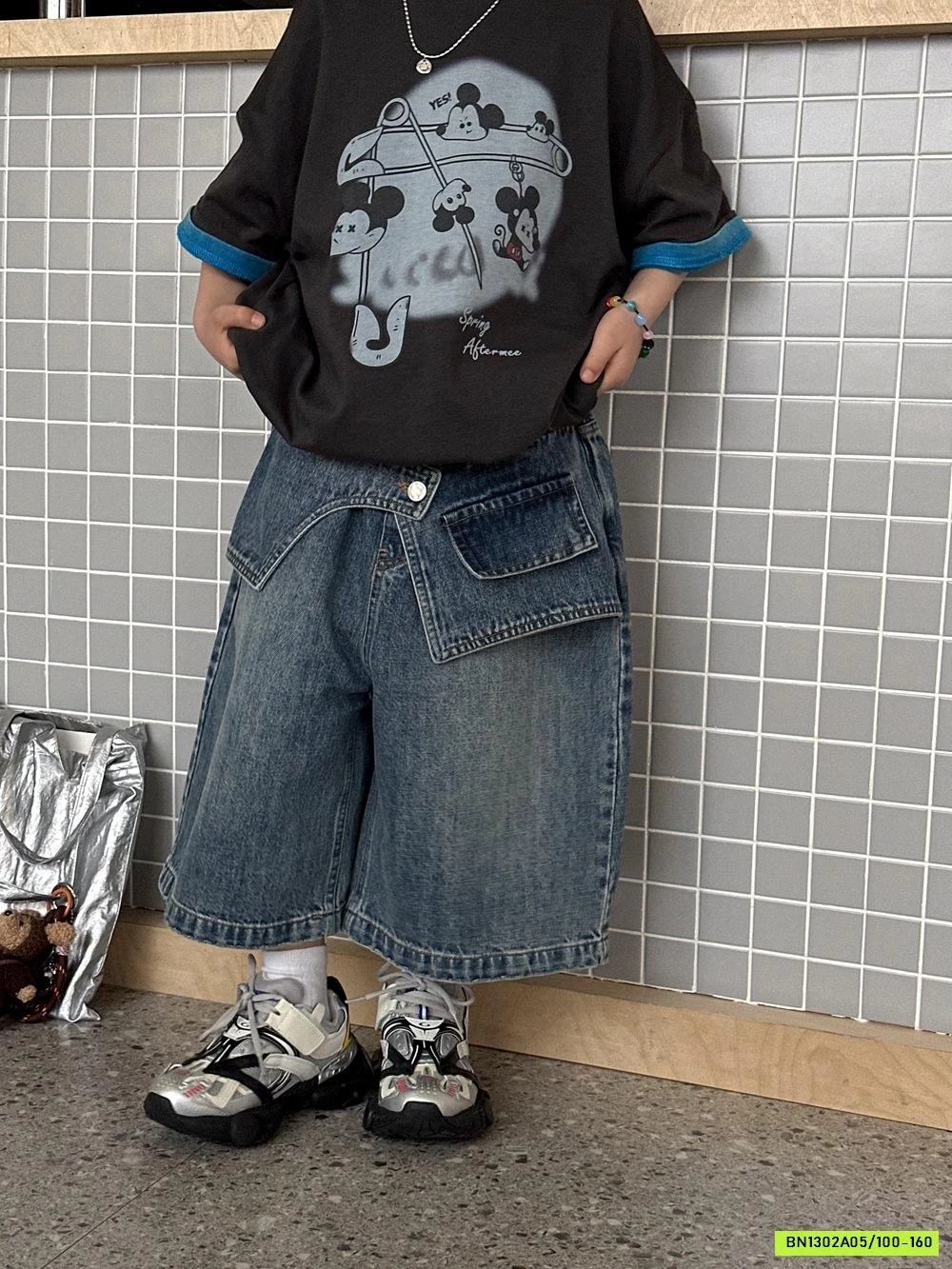 JEANS LỠ GIẢ CẠP CHOÀNG AFTE